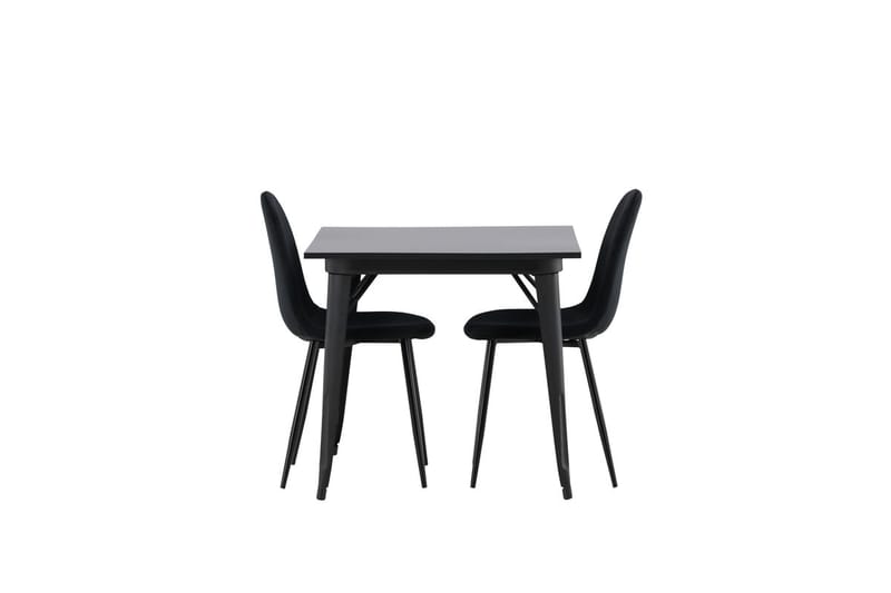 Tempe Matbord 80 cm med 2 Polar Köksstol - Möbler - Bord & matgrupper - Matgrupper