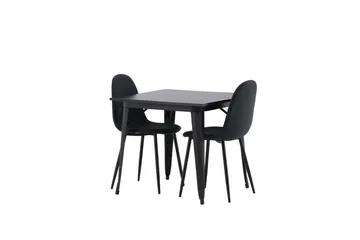 Tempe Matbord 80 cm med 2 Polar Matstol - Möbler - Bord & matgrupper - Matgrupper