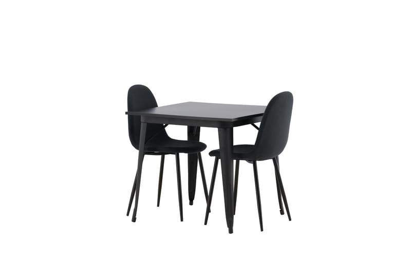 Tempe Matbord 80 cm med 2 Polar Matstol - Möbler - Bord & matgrupper - Matgrupper