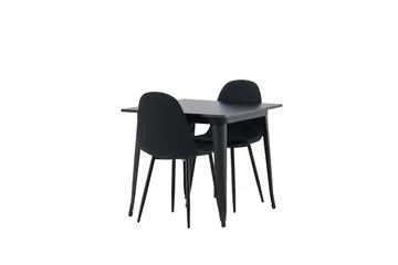 Tempe Matbord 80 cm med 2 Polar Matstol - Möbler - Bord & matgrupper - Matgrupper