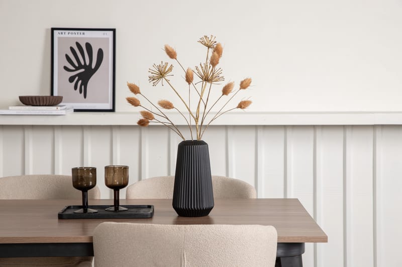 Tempe Matgrupp 140 cm Rektangulär med 4 Modesto stolar - Beige - Möbler - Bord & matgrupper - Matgrupper