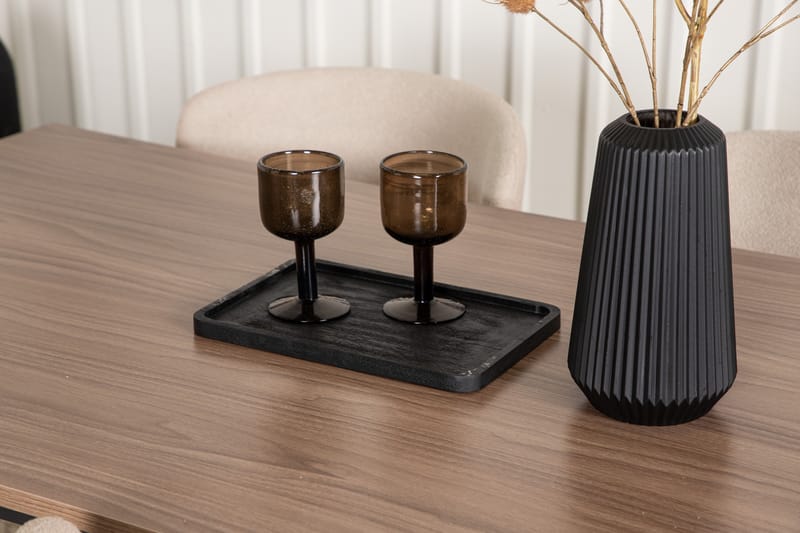 Tempe Matgrupp 140 cm Rektangulär med 4 Modesto stolar - Beige - Möbler - Bord & matgrupper - Matgrupper