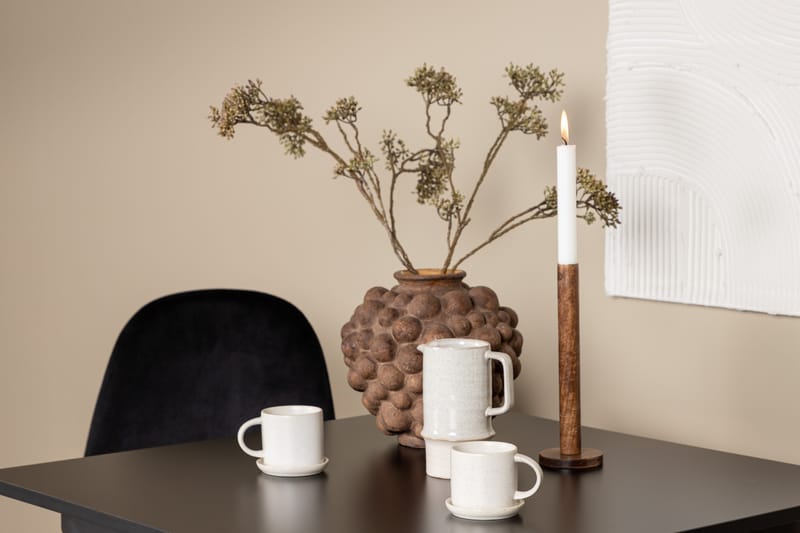 Tempe Matgrupp 80 cm Rektangulär med 2 Polar stolar - Svart - Möbler - Bord & matgrupper - Matgrupper