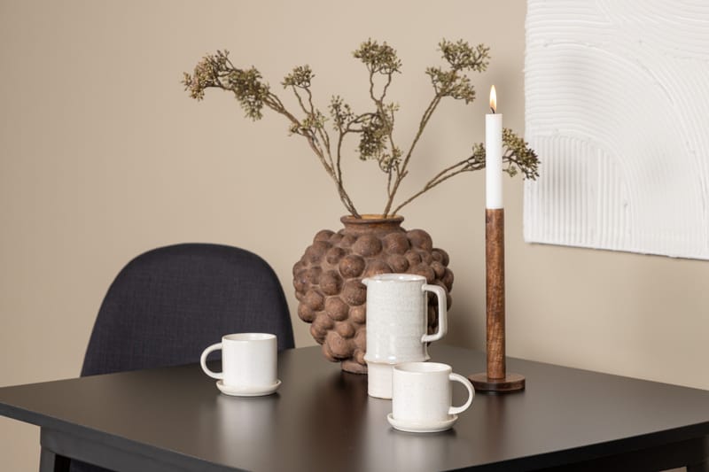 Tempe Matgrupp 80 cm Rektangulär med 2 Polar stolar - Svart - Möbler - Bord & matgrupper - Matgrupper