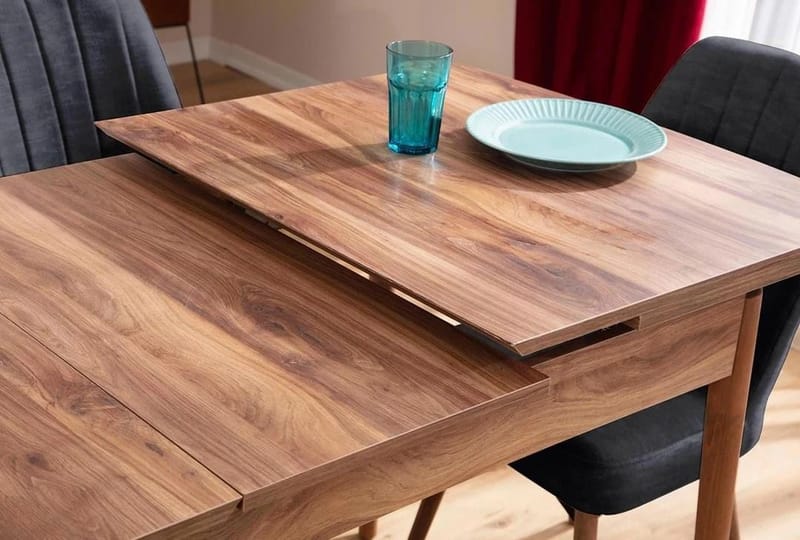 Teral Matgrupp Förlängningsbar 130-170 cm med 4 Stolar - Möbler - Bord & matgrupper - Matgrupper