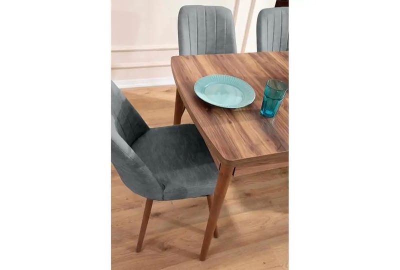 Teral Matgrupp Förlängningsbar 130-170 cm med 4 Stolar - Möbler - Bord & matgrupper - Matgrupper