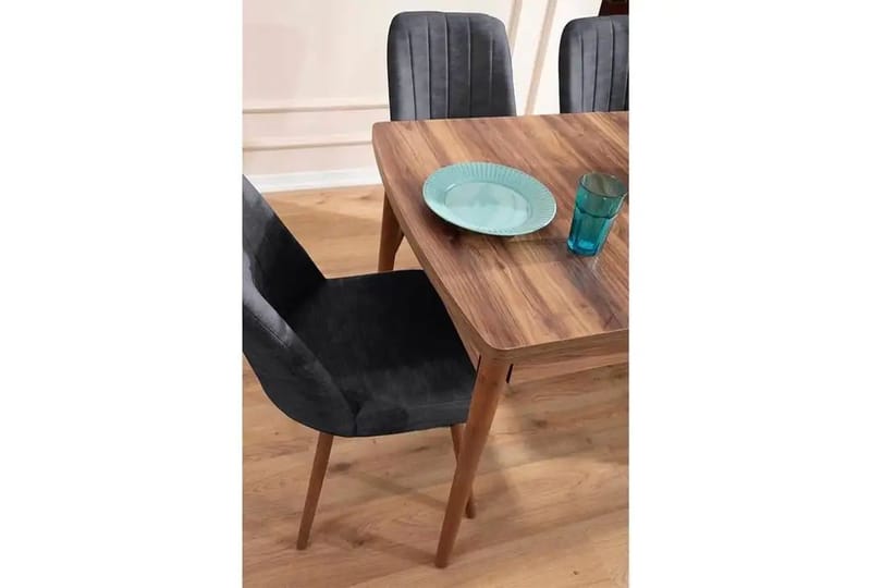Teral Matgrupp Förlängningsbar 130-170 cm med 6 Stolar - Möbler - Bord & matgrupper - Matgrupper