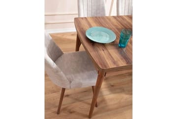 Teral Matgrupp Förlängningsbar 130-170 cm med 6 Stolar - Möbler - Bord & matgrupper - Matgrupper
