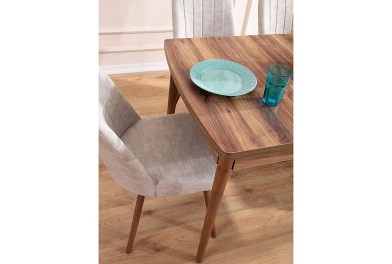 Teral Matgrupp Förlängningsbar 130-170 cm med 6 Stolar - Möbler - Bord & matgrupper - Matgrupper