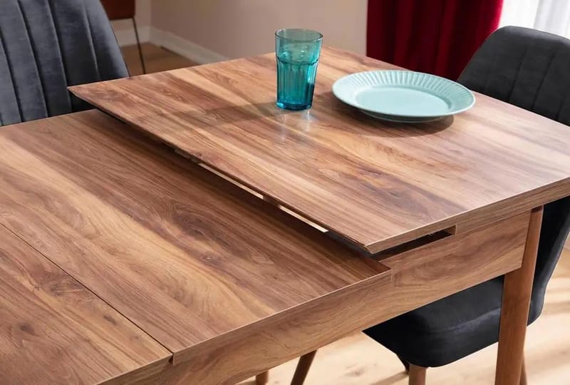 Teral Matgrupp Förlängningsbar 130-170 cm med 6 Stolar - Möbler - Bord & matgrupper - Matgrupper