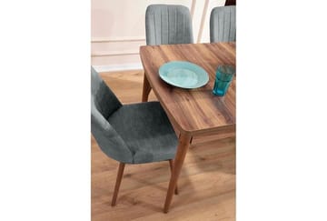 Teral Matgrupp Förlängningsbar 130-170 cm med 6 Stolar - Möbler - Bord & matgrupper - Matgrupper