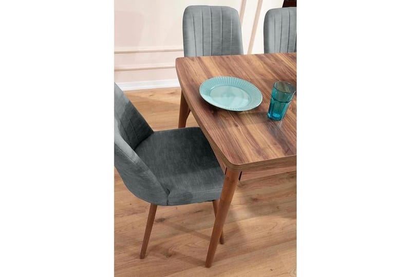 Teral Matgrupp Förlängningsbar 130-170 cm med 6 Stolar - Möbler - Bord & matgrupper - Matgrupper