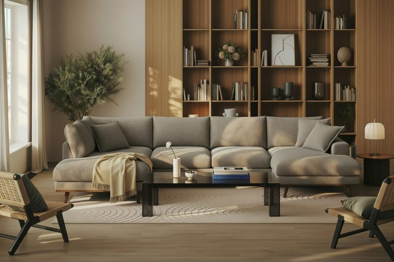 Tetsuya Rektangulärt Soffbord 140x60x30 cm i Glas - Svart - Möbler - Bord & matgrupper - Soffbord
