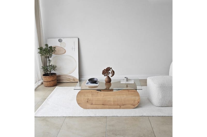 Tevrin Soffbord 105 cm - Natural - Möbler - Bord & matgrupper - Soffbord