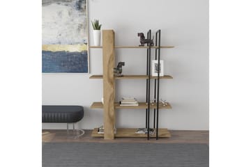 Thyra Bokhylla 120 cm - Ek/Svart - Förvaring - Hylla - Bokhylla