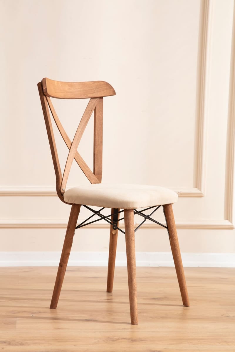 Toolenpas Matgrupp Bord 130 cm + 4 Stolar - Brun - Möbler - Bord & matgrupper - Matgrupper