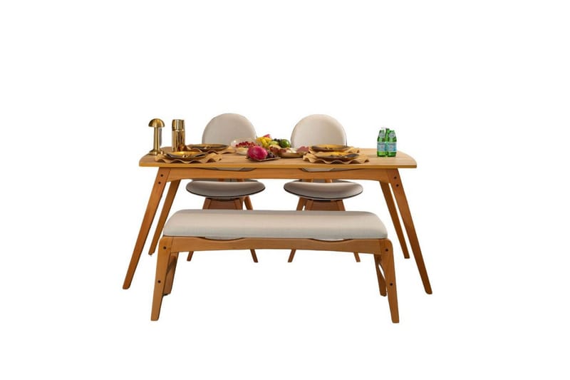 Touch Matgrupp 160 cm Rektangulär - Natur - Möbler - Bord & matgrupper - Matgrupper