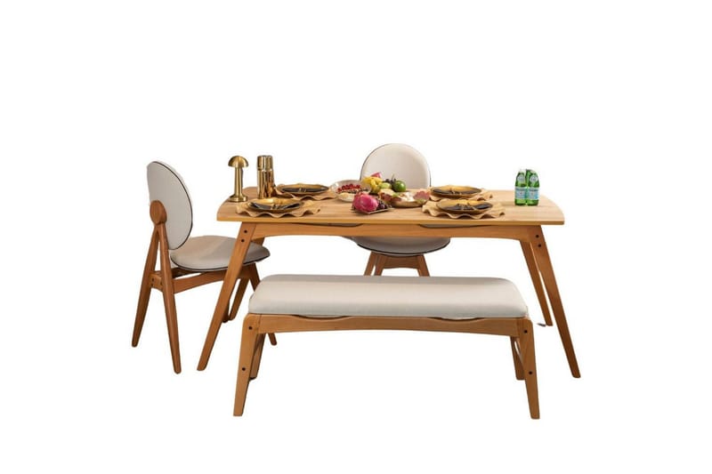 Touch Matgrupp 160 cm Rektangulär - Natur - Möbler - Bord & matgrupper - Matgrupper