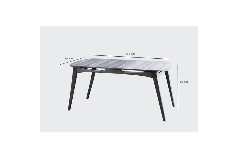 Touch Matgrupp 160 cm Rektangulär - Natur - Möbler - Bord & matgrupper - Matgrupper