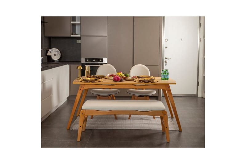 Touch Matgrupp 160 cm Rektangulär - Natur - Möbler - Bord & matgrupper - Matgrupper