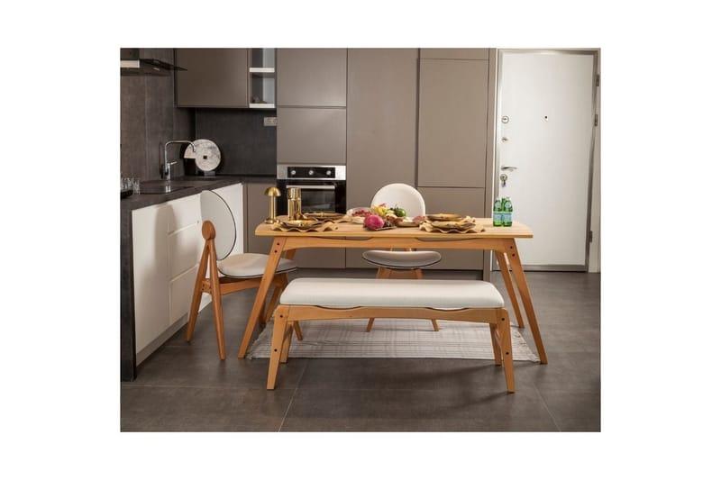 Touch Matgrupp 160 cm Rektangulär - Natur - Möbler - Bord & matgrupper - Matgrupper