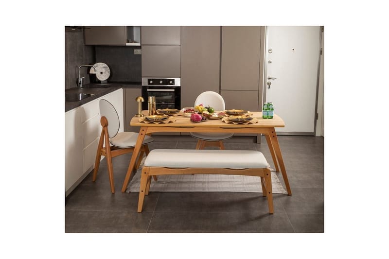 Touch Matgrupp 160 cm Rektangulär - Natur - Möbler - Bord & matgrupper - Matgrupper