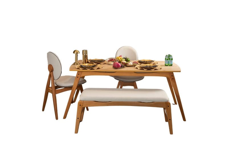 Touch Matgrupp 160 cm Rektangulär - Natur - Möbler - Bord & matgrupper - Matgrupper