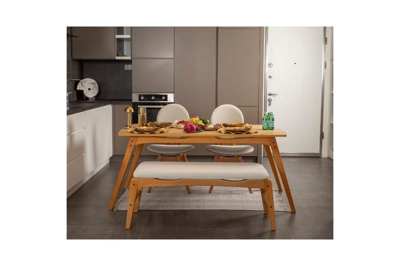 Touch Matgrupp 160 cm Rektangulär - Natur - Möbler - Bord & matgrupper - Matgrupper