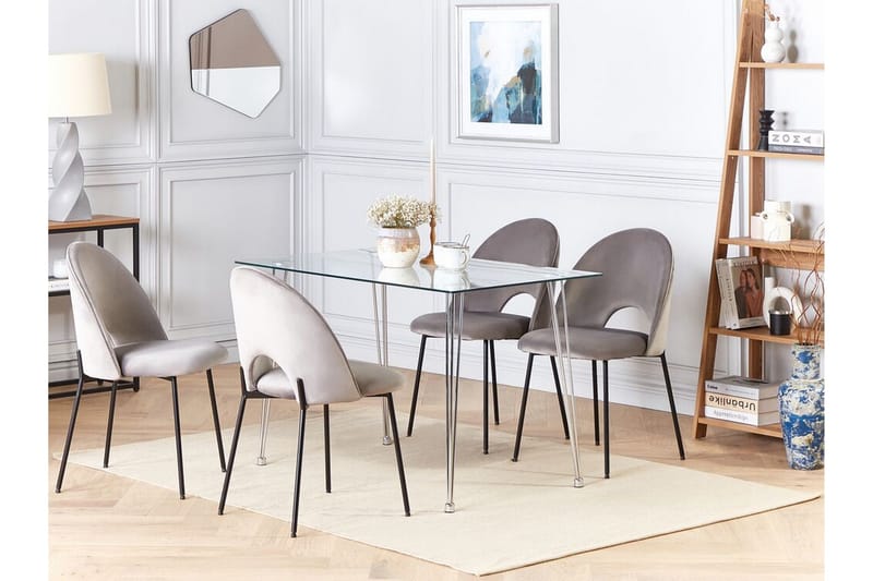 Tullne Matbord 70x120 cm - transparent/Silver - Möbler - Bord & matgrupper - Matbord & köksbord