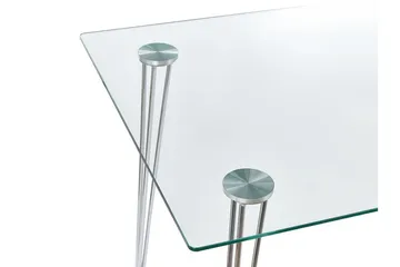 Tullne Matbord 70x120 cm - transparent/Silver - Möbler - Bord & matgrupper - Matbord & köksbord