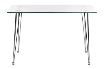 Tullne Matbord 70x120 cm - transparent/Silver - Möbler - Bord & matgrupper - Matbord & köksbord