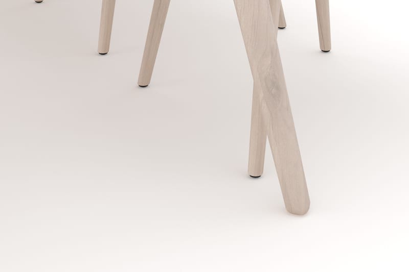 Tyrö Matgrupp med 6 st Tyrö Karmstolar - Whitewash/Whitewash - Möbler - Bord & matgrupper - Matgrupper