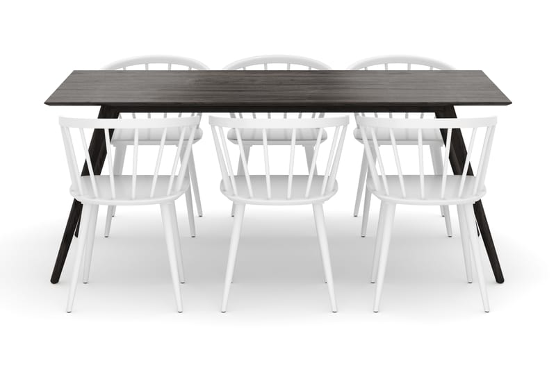 Tyrö Matgrupp med 6 st Tyrö Karmstolar - Möbler - Bord & matgrupper - Matgrupper