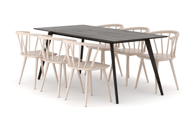 Tyrö Matgrupp med 6 st Tyrö Karmstolar, undefined