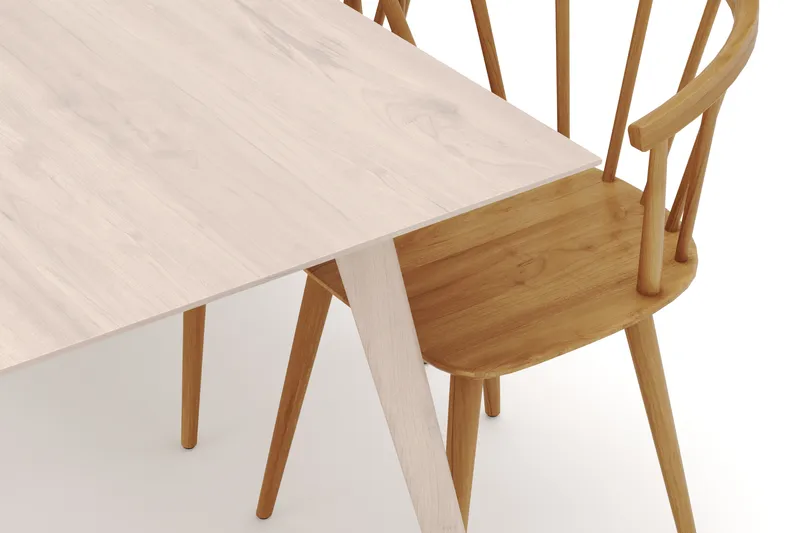 Tyrö Matgrupp med 6 st Tyrö Karmstolar - Möbler - Bord & matgrupper - Matgrupper