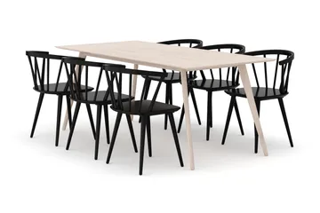 Tyrö Matgrupp med 6 st Tyrö Karmstolar