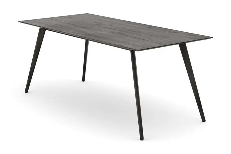 Tyrö Rektangulär Matbord & köksbord 190 cm x 90 cm Askträ - Rökt ek - Möbler - Bord & matgrupper - Matbord & köksbord