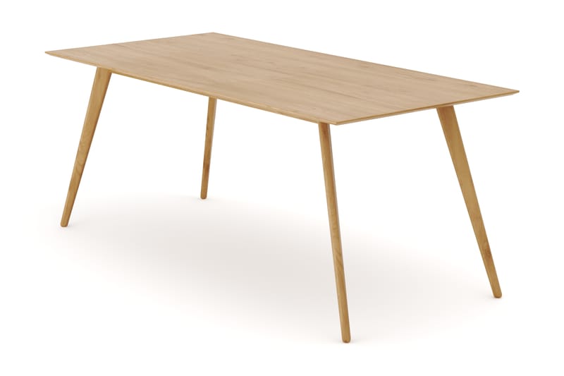 Tyrö Rektangulär Matbord & köksbord 190x90 cm Askträ - Oak - Möbler - Bord & matgrupper - Matbord & köksbord