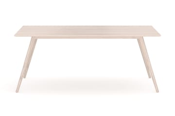 Tyrö Rektangulär Matbord & köksbord 190x90 cm Askträ - Whitewash - Möbler - Bord & matgrupper - Matbord & köksbord