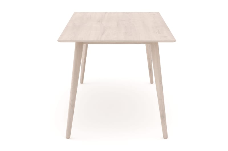 Tyrö Rektangulär Matbord & köksbord 190x90 cm Askträ - Whitewash - Möbler - Bord & matgrupper - Matbord & köksbord