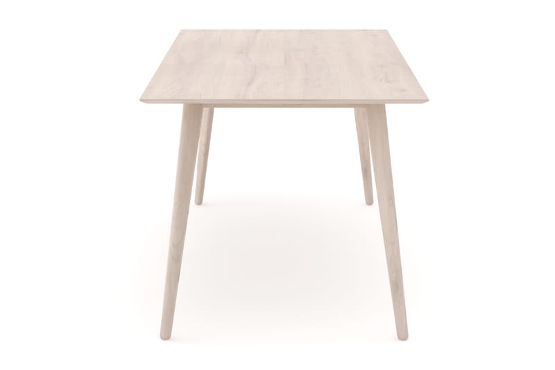Tyrö Rektangulär Matbord & köksbord 190x90 cm Askträ - Whitewash - Möbler - Bord & matgrupper - Matbord & köksbord