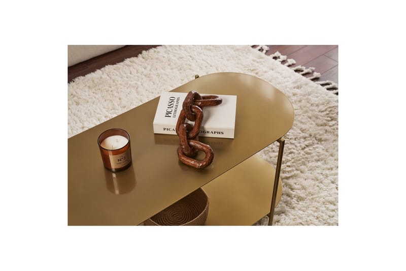 Ulvo Soffbord 100 cm - Guld - Möbler - Bord & matgrupper - Soffbord