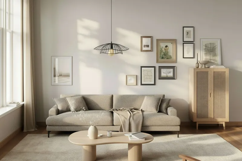 Uppveda Asymmetriskt Soffbord Travertin Utseende 130x70 cm - Beige - Möbler - Bord & matgrupper - Soffbord