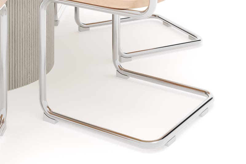 Uppveda Matbord 120 cm Rund med 6 st Build Matstolar - Vit - Möbler - Bord & matgrupper - Matgrupper