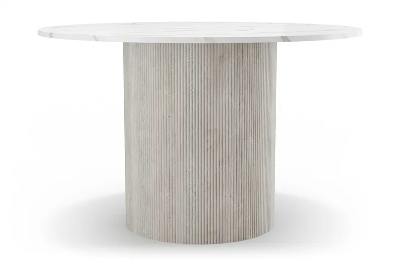 Uppveda Matbord 120 cm Rund - Vit - Möbler - Bord & matgrupper - Matbord & köksbord