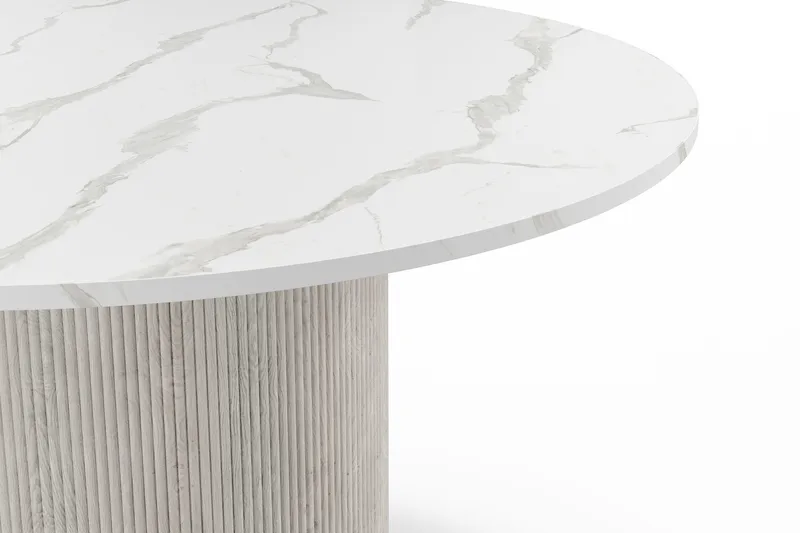 Uppveda Matbord 120 cm Rund - Vit - Möbler - Bord & matgrupper - Matbord & köksbord