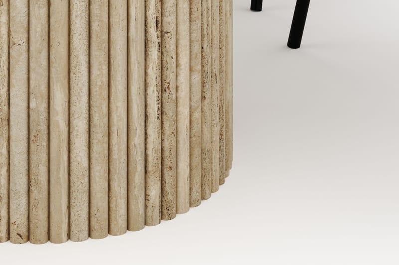 Uppveda Ovalt Matbord 180x90 cm med 4 Berit Stolar - Beige - Möbler - Bord & matgrupper - Matgrupper