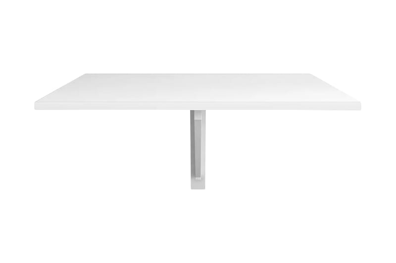 Vägghängt fällbord vit 100x60 cm - Vit - Klaffbord & Hopfällbart bord