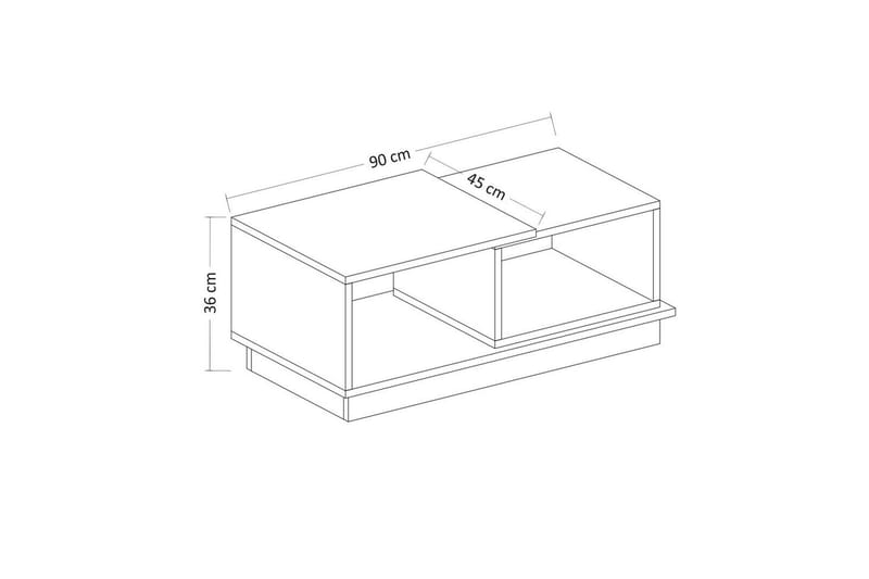 Vaelen Soffbord 90 cm - Sand - Möbler - Bord & matgrupper - Soffbord
