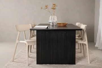 Vail Matgrupp 200 cm Rektangulär med 6 Ursholmen stolar - Beige - Möbler - Bord & matgrupper - Matgrupper